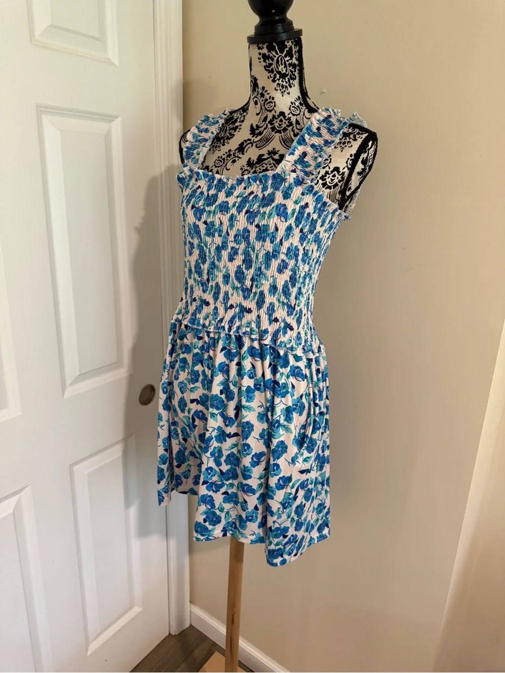 Sleeveless Floral Dress